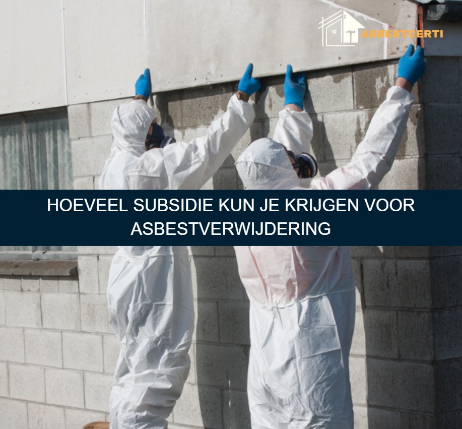 Hoeveel subsidie kun je krijgen voor asbestverwijdering